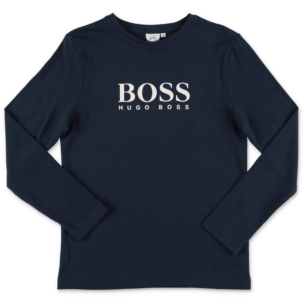 商品Hugo Boss|Нugо Воss Kids Logo Printed Long Sleeve T-Shirt,价格¥297-¥342,第1张图片
