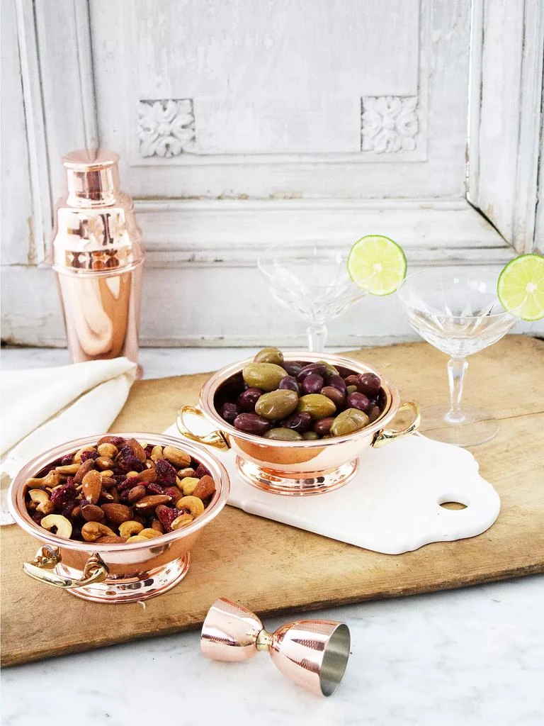 商品Coppermill Kitchen|Vintage-Inspired Copper &amp; Brass 2-Piece Bowl Set,价格¥1114,第5张图片详细描述