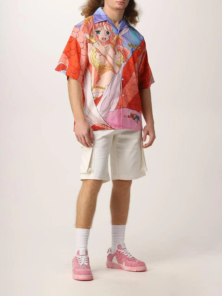 商品GCDS|Gcds bermuda in stretch cotton with logo,价格¥1901,第2张图片详细描述