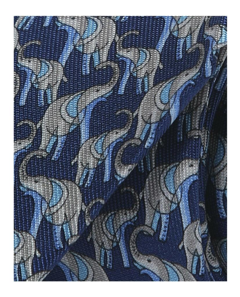 Elephant-Print Necktie商品第3张图片规格展示