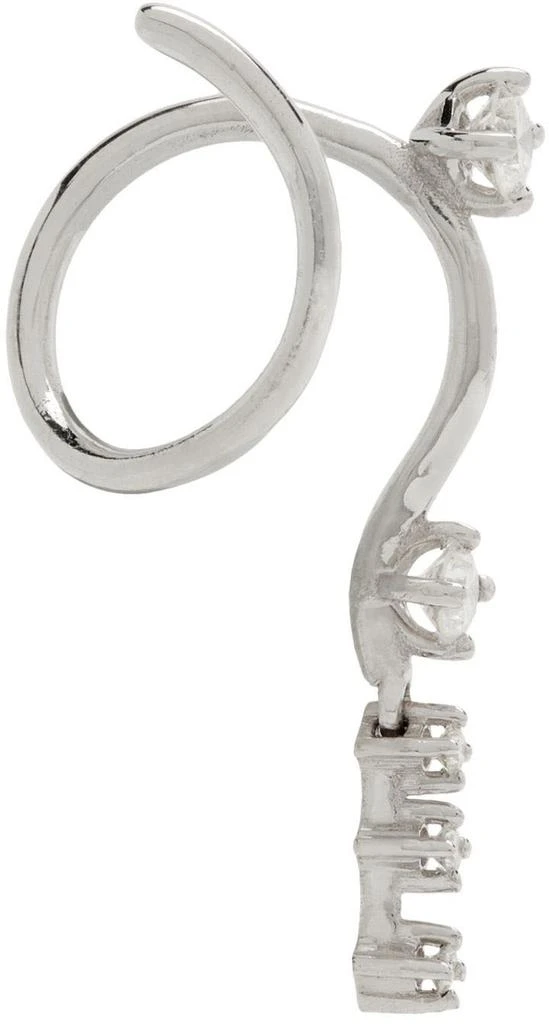 商品Sansoeurs|White Gold Snake Cascade Single Right Earring,价格¥2219,第2张图片详细描述