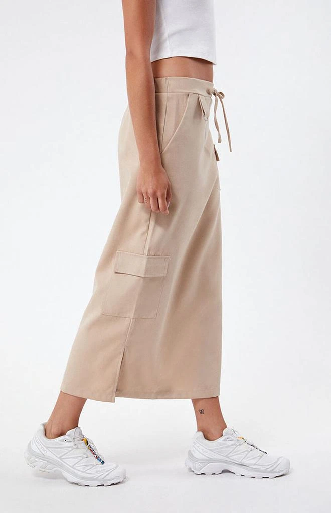 商品Daisy Street|Sand Cargo Midi Skirt,价格¥347,第2张图片详细描述