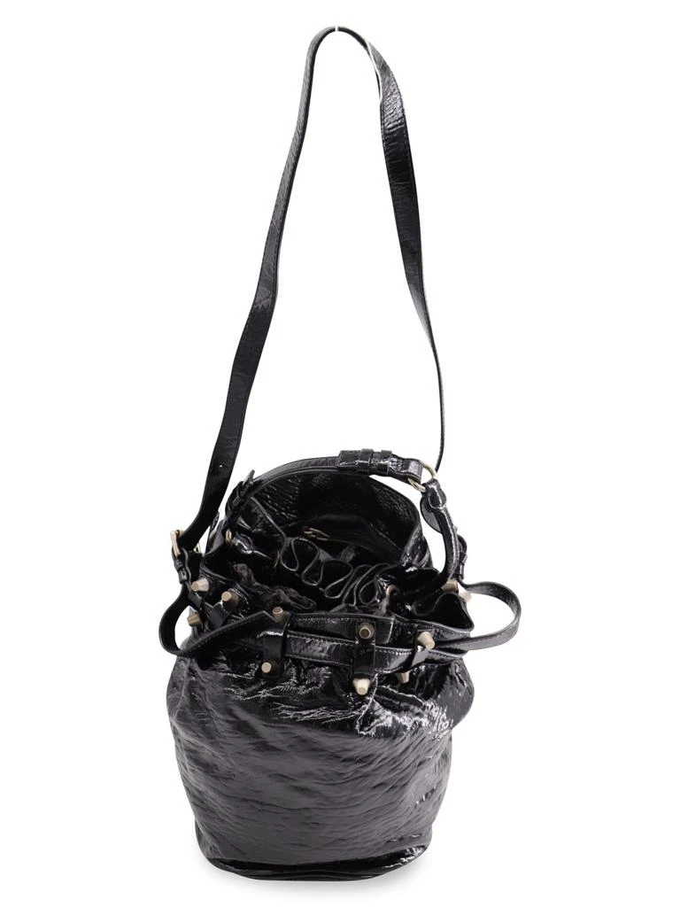 商品[二手商品] Alexander Wang|Alexander Wang Diego Bucket Bag In Black Patent Leather,价格¥1421,第1张图片