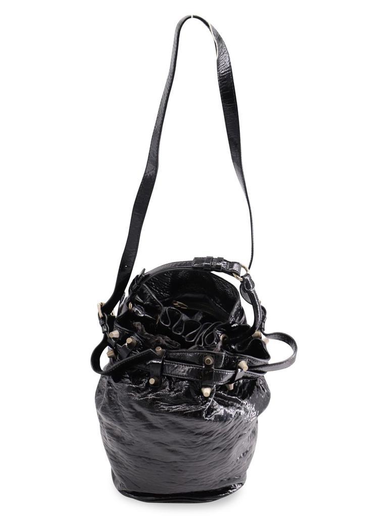 商品[二手商品] Alexander Wang|Alexander Wang Diego Bucket Bag In Black Patent Leather,价格¥1406,第1张图片