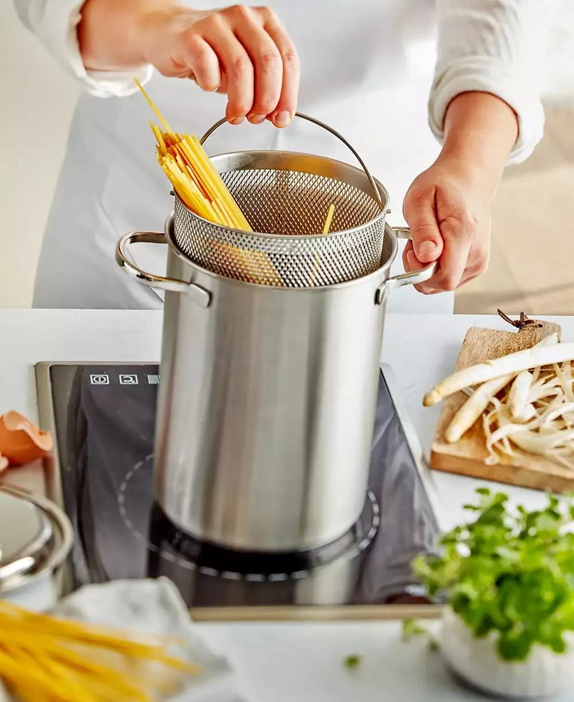 商品Demeyere|4.8-Qt. Stainless Steel Asparagus/Pasta Cooker Set,价格¥889,第4张图片详细描述