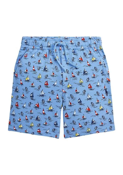 商品Ralph Lauren|Lauren Childrenswear Boys 2 7 Sailboat Print Spa Terry Shorts,价格¥452,第1张图片