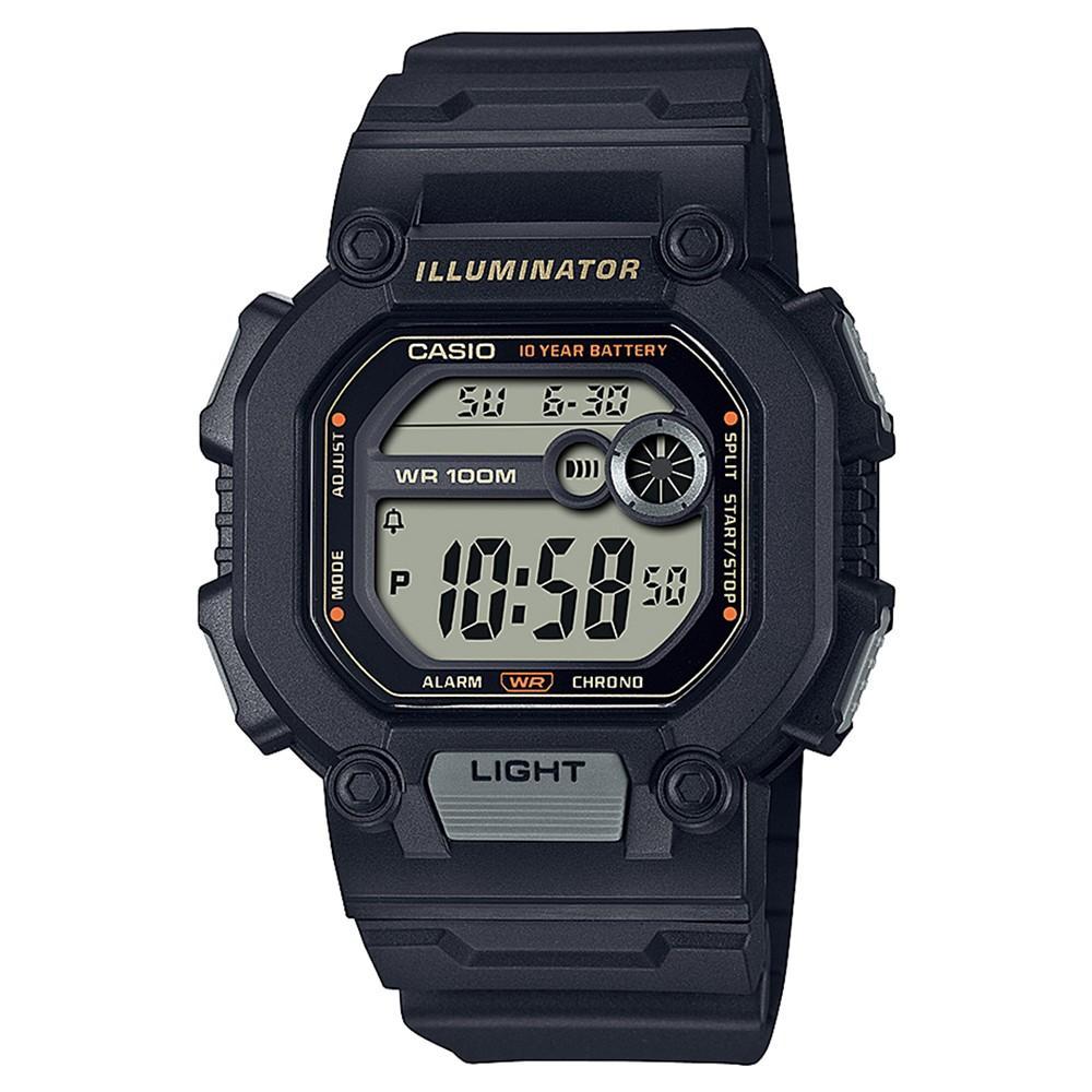 商品Casio|Men's Digital Black Resin Strap Watch 46mm,价格¥258,第1张图片