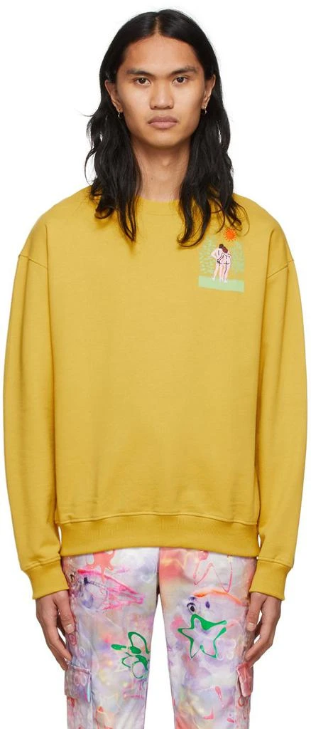商品Carne Bollente|Yellow Eden Spark Sweatshirt,价格¥291,第1张图片