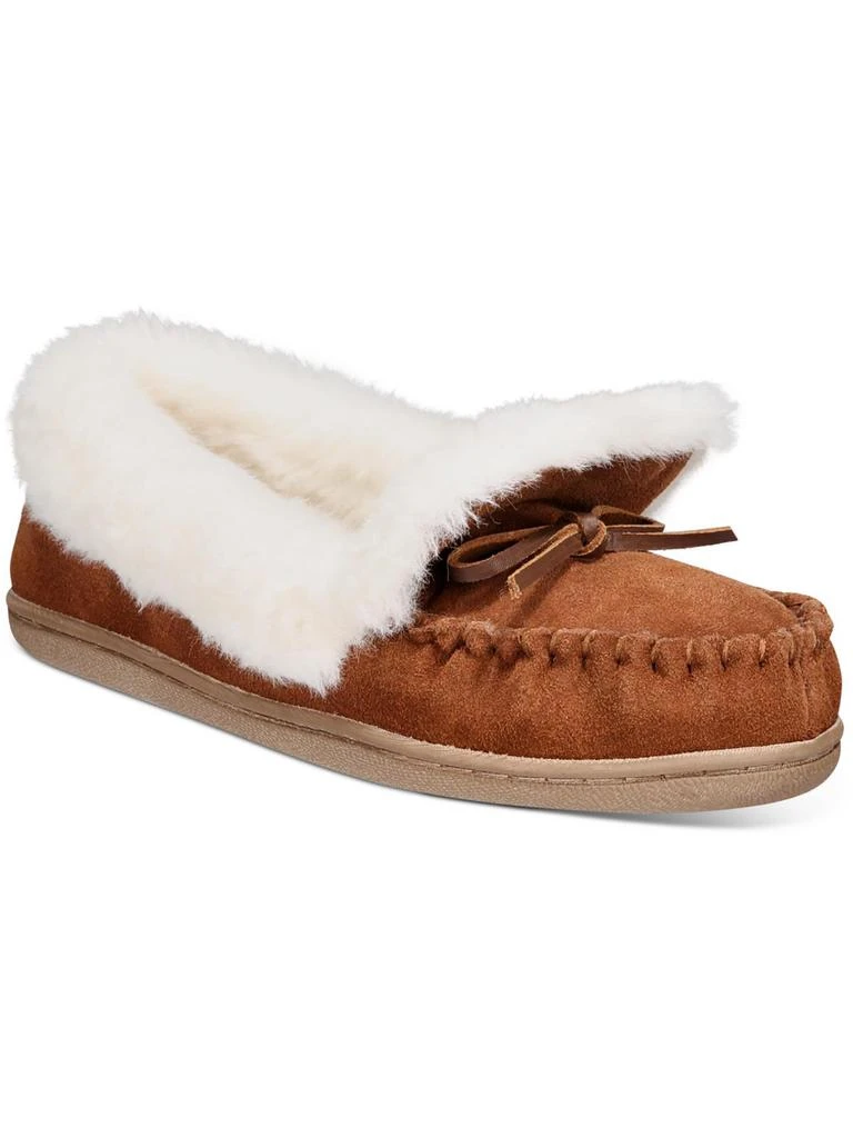 商品Charter Club|Dorenda Womens Suede Cozy Moccasin Slippers,价格¥153,第5张图片详细描述