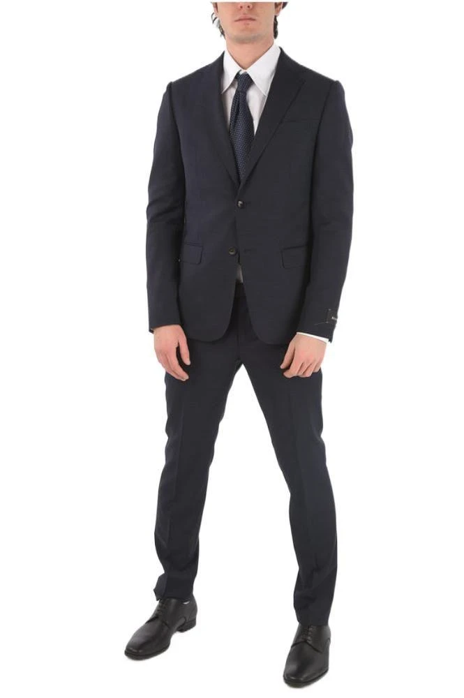 商品Zegna|Ermenegildo Zegna Men&#39;s  Blue Other Materials Suit,价格¥3888,第1张图片