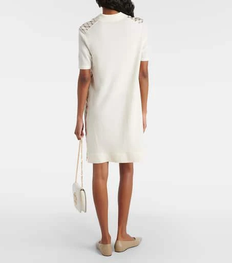 商品Tory Burch|羊毛与真丝衬衫式连衣裙,价格¥5379,第3张图片详细描述