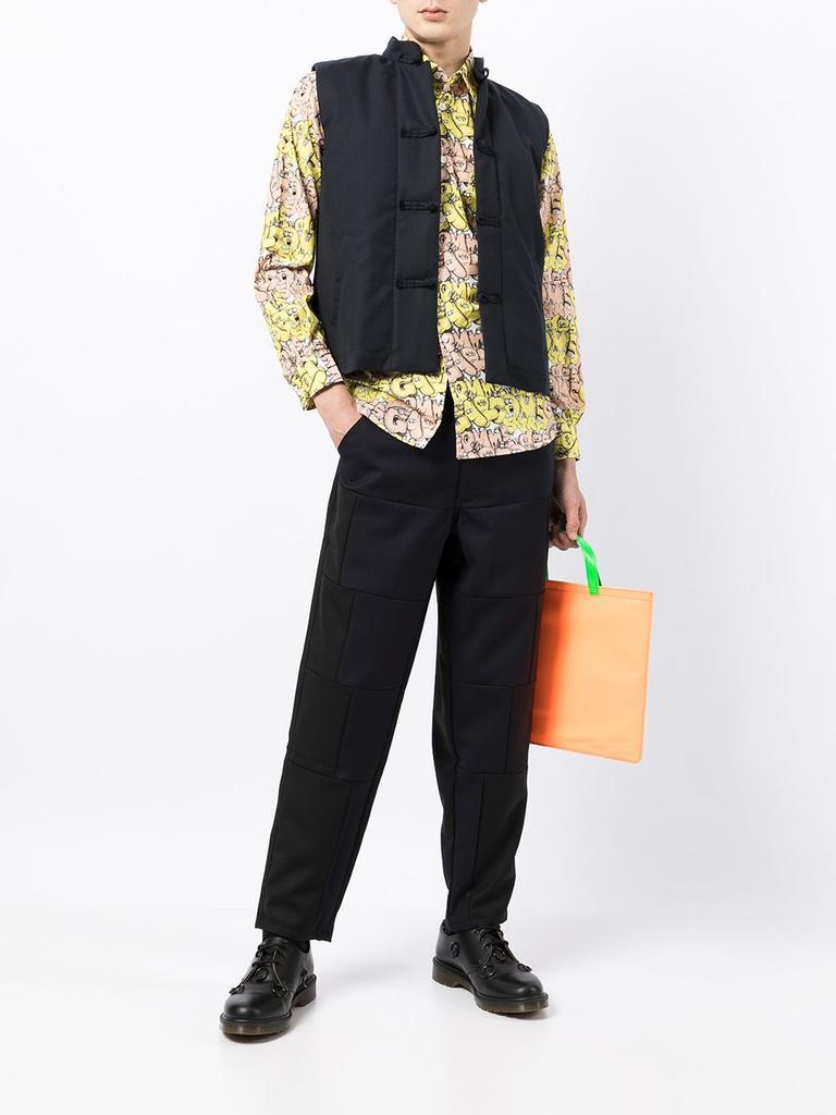 商品Comme des Garcons|COMME DES GARCONS SHIRT X KAWS MEN CLASSIC PRINTED SHIRT,价格¥1371,第5张图片详细描述