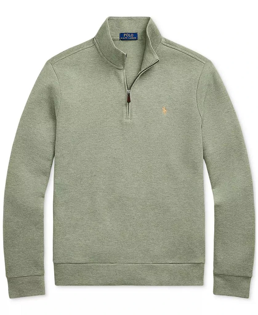 商品Ralph Lauren|Men's Double-Knit Mesh Quarter-Zip Pullover,价格¥1109,第5张图片详细描述