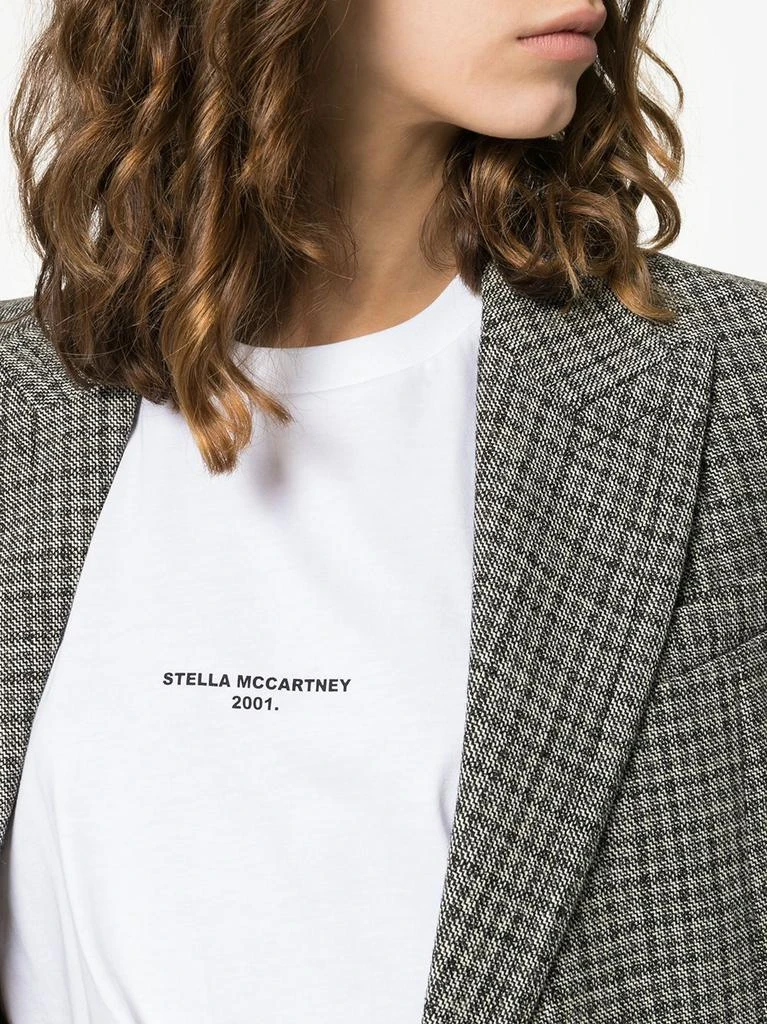 商品Stella McCartney|STELLA MCCARTNEY - Logo Cotton T-shirt,价格¥2466,第5张图片详细描述