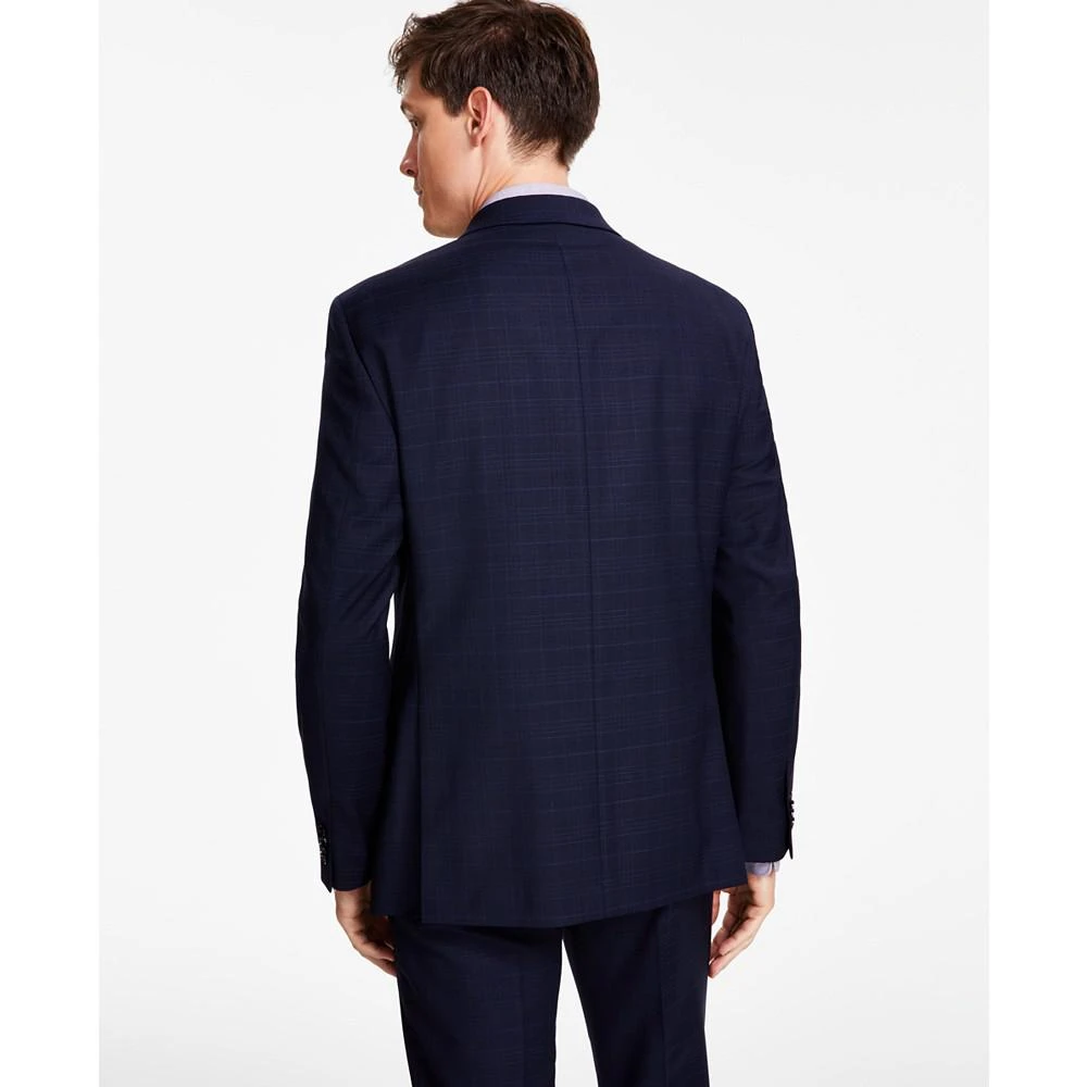 商品Tommy Hilfiger|Men's Modern-Fit TH Flex Stretch Plaid Wool Blend Suit Jacket,价格¥3306,第2张图片详细描述
