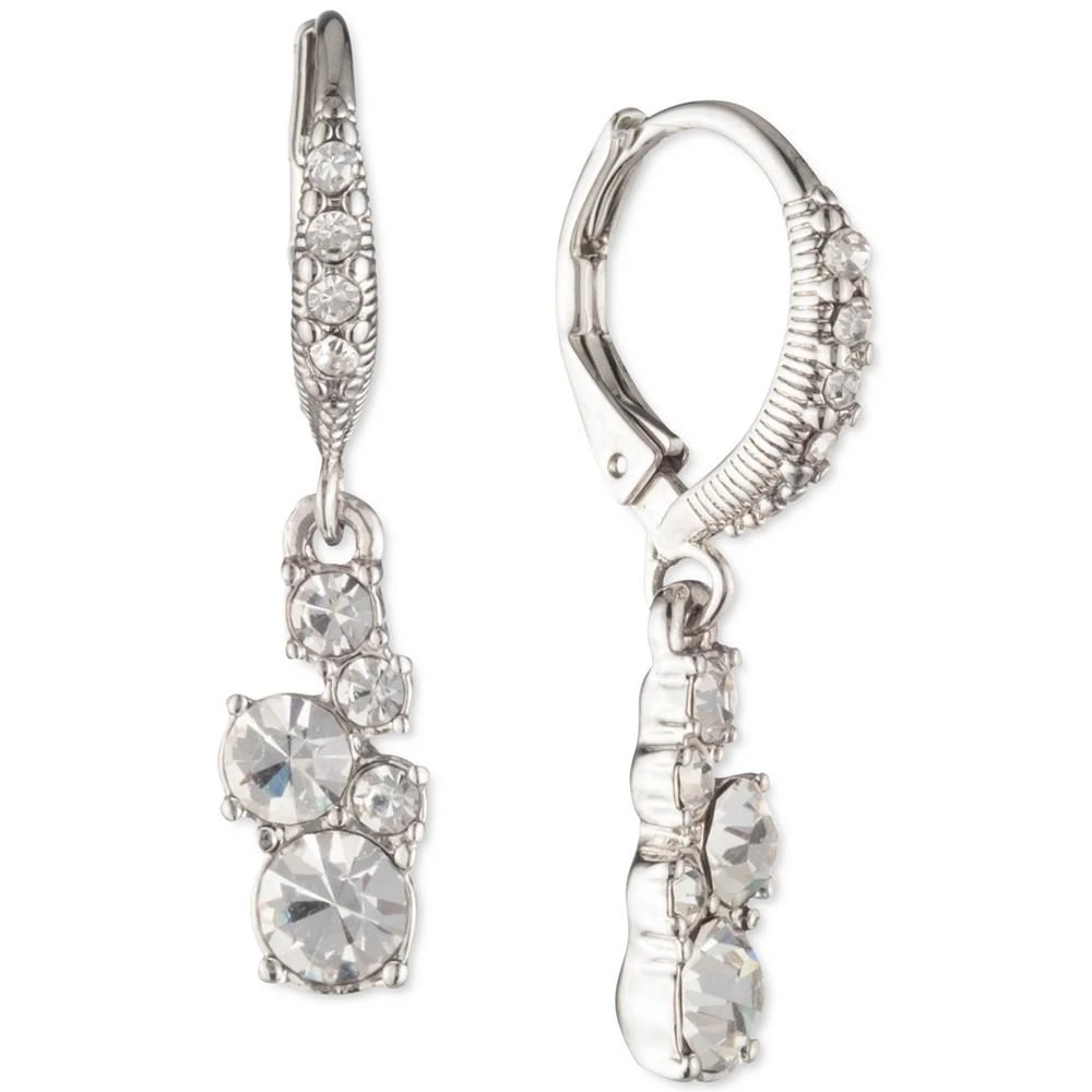 商品Givenchy|Silver-Tone 2-Pc. Set Stone Scatter Cluster Cuff Bangle Bracelet & Matching Drop Earrings,价格¥574,第3张图片详细描述