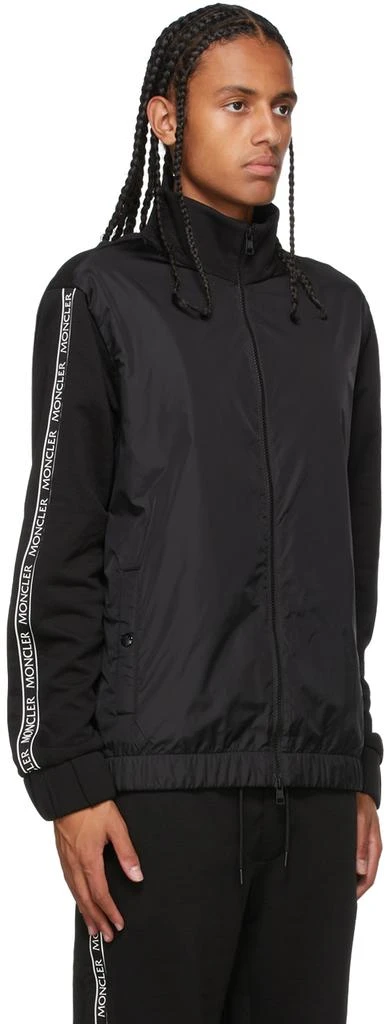 商品Moncler|Black Knit Zip-Up Jacket,价格¥8138,第2张图片详细描述
