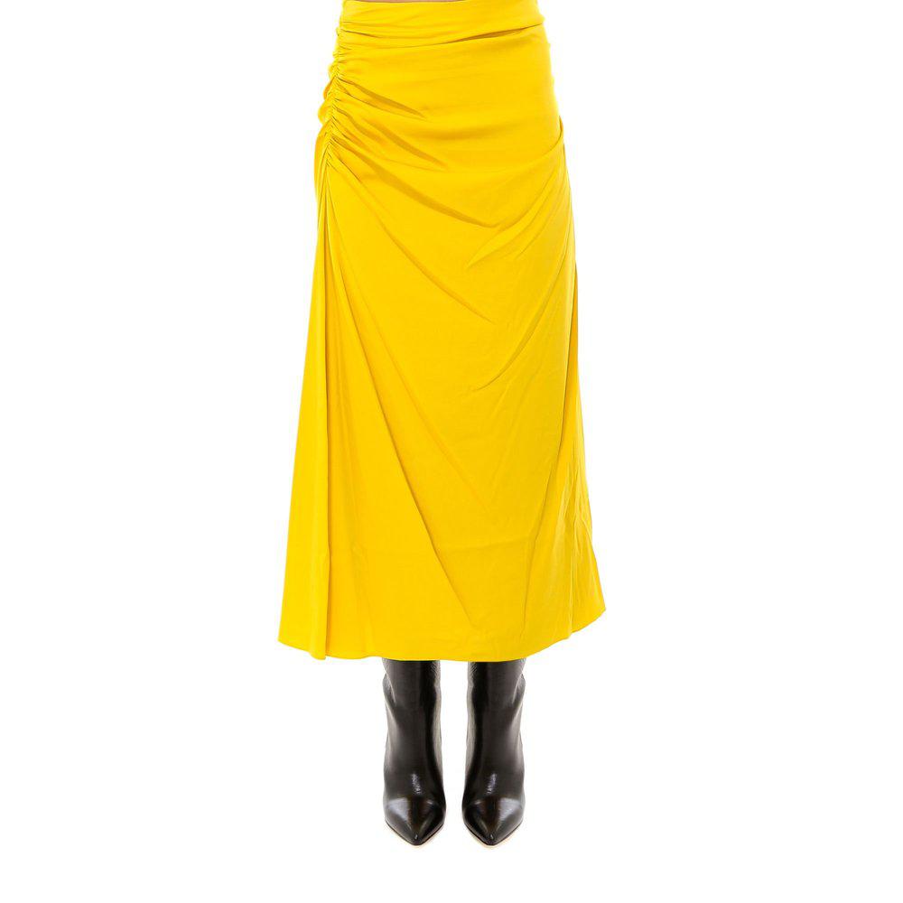 Theory Drape Detail Mid-Length Skirt商品第1张图片规格展示