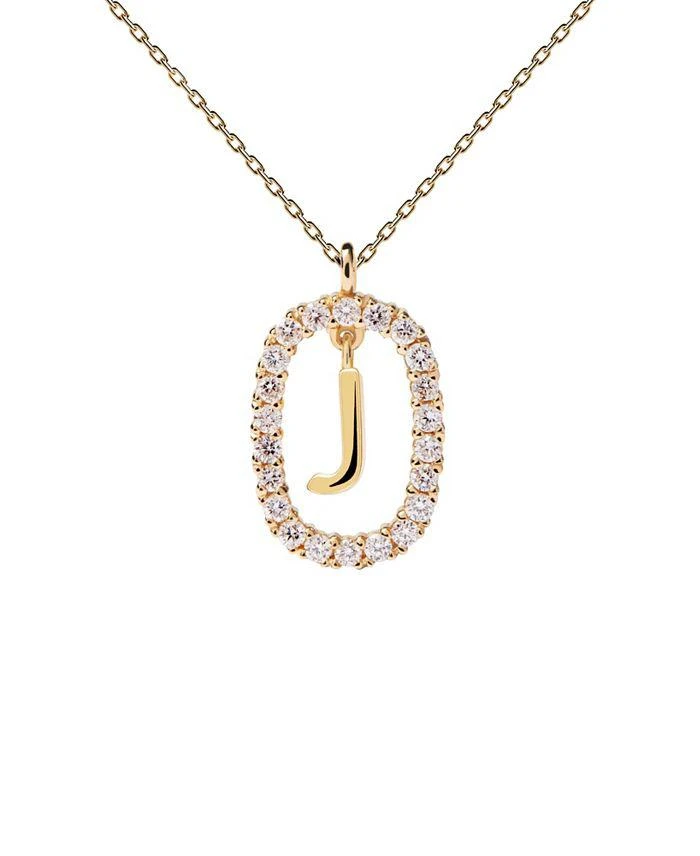 商品PDPAOLA|Women's Diamonds and Gold Letter Necklace,价格¥10588,第1张图片