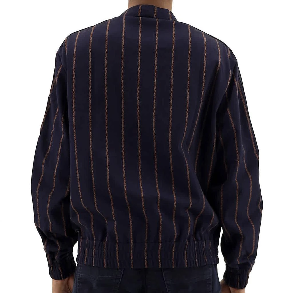 商品Roberto Cavalli|Roberto Cavalli Mens Striped Track Jacket, Brand Size 50 (US Size 40),价格¥2223,第3张图片详细描述