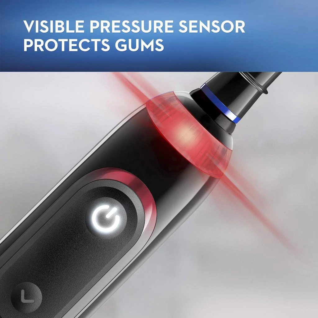 Oral-B GENIUS X Electric Toothbrush with 3 Oral-B Replacement Brush Heads and Toothbrush Case, Black 商品