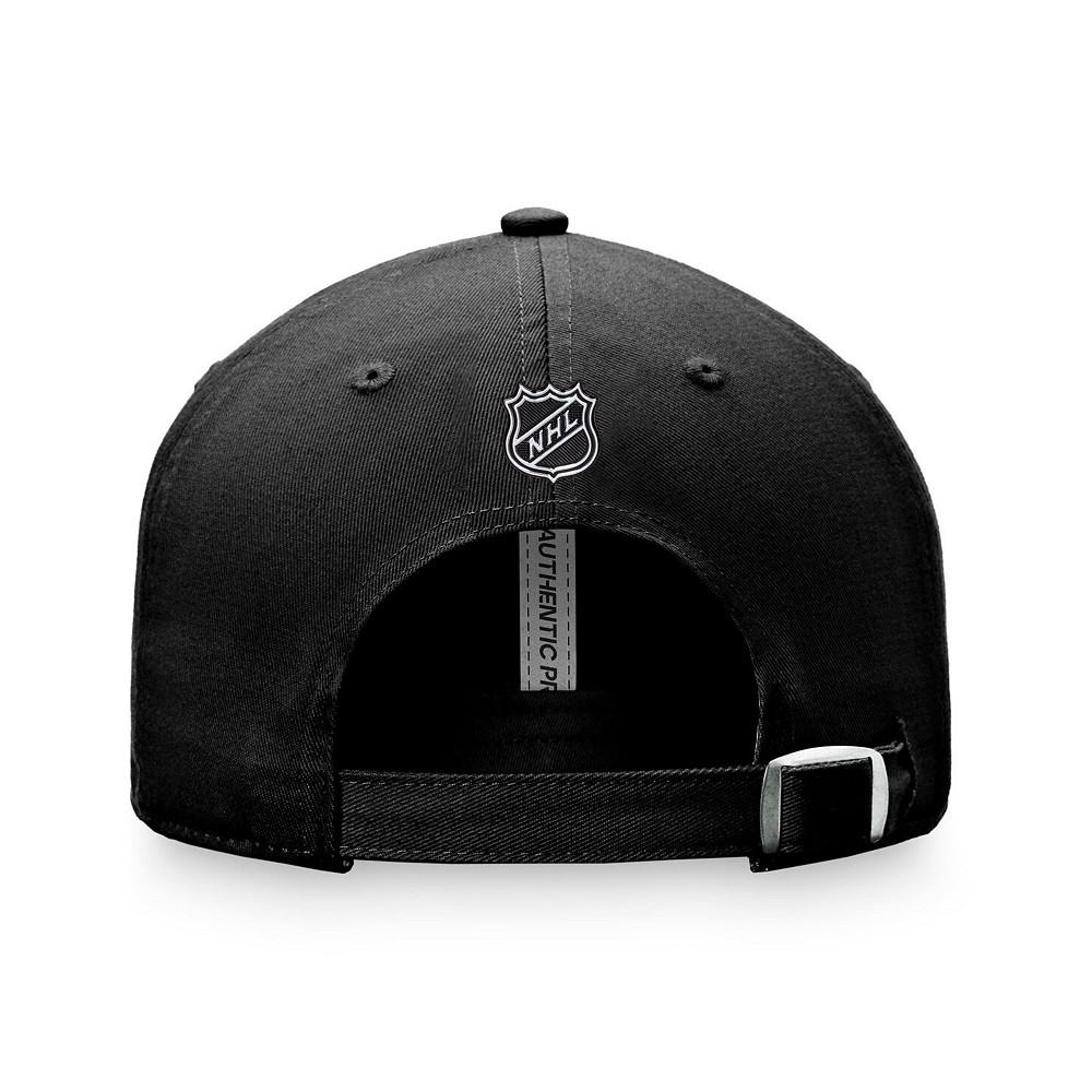Men's Branded Black Pittsburgh Penguins Authentic Pro Rink Adjustable Hat商品第2张图片规格展示
