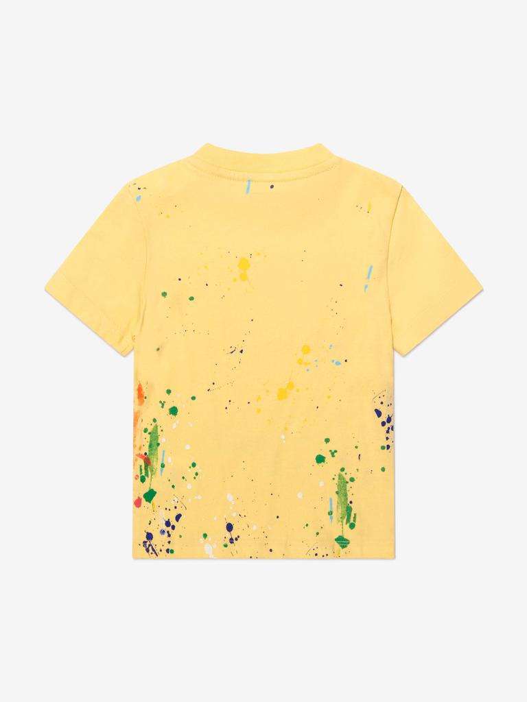 Ralph Lauren  Yellow Baby Boys Bear T-Shirt商品第4张图片规格展示