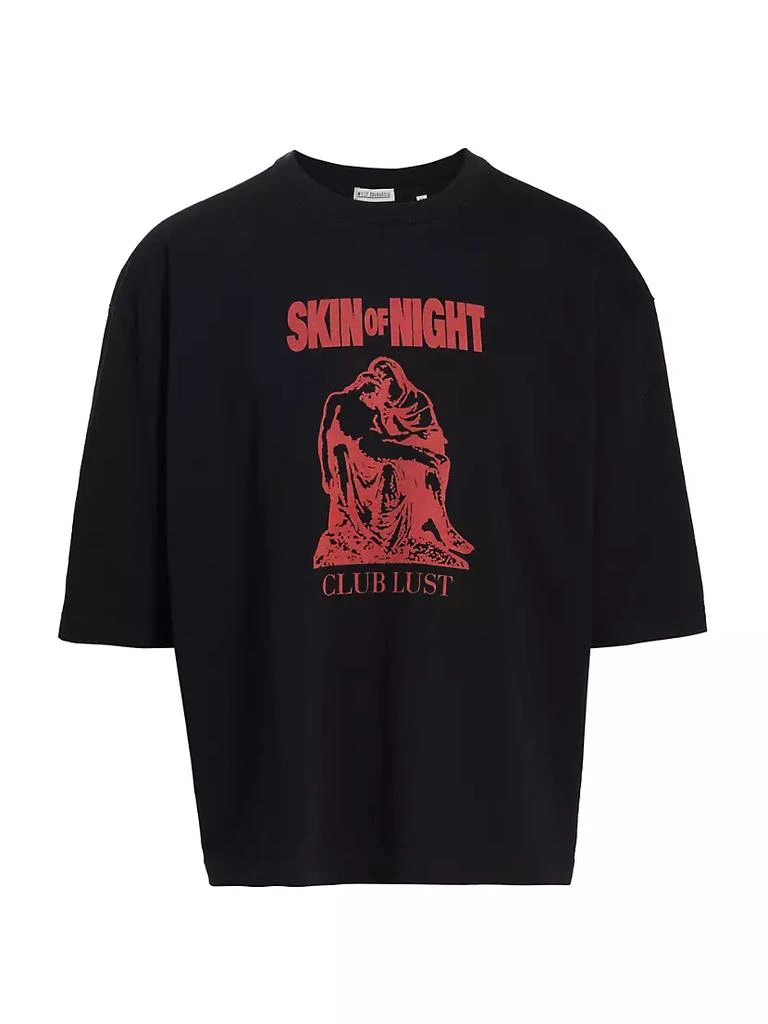 商品Willy Chavarria|Skin Of Night Buffalo Oversized T-Shirt,价格¥1201,第1张图片