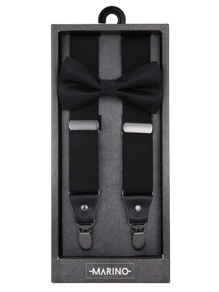 商品Mio Marino|Canvas Twill 1.25Inch Wide Suspender and Bow Tie Set,价格¥206,第2张图片详细描述