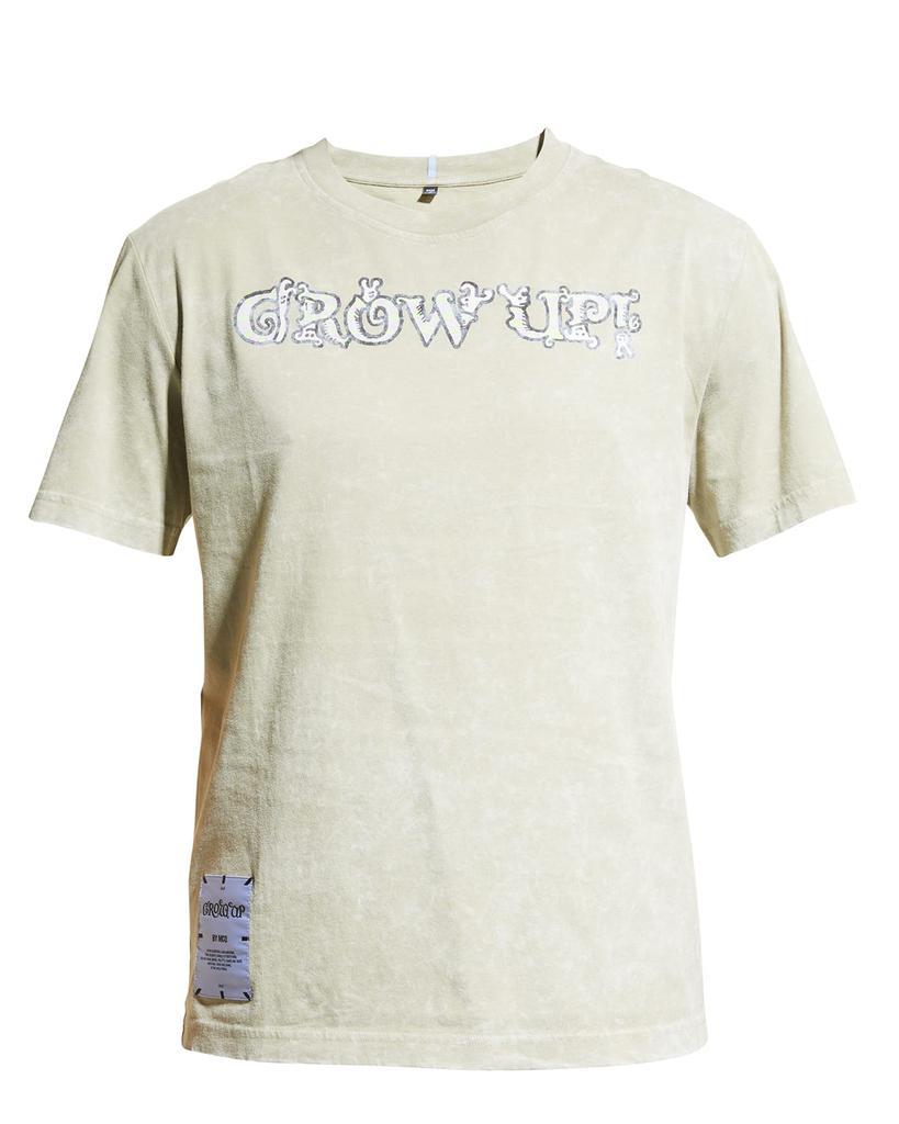 商品Alexander McQueen|Men's Forest Party Jersey T-Shirt,价格¥926,第4张图片详细描述