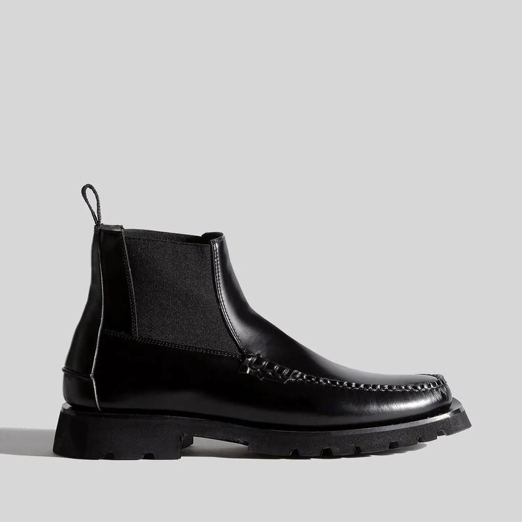 商品Hereu|Hereu Women's Barga Sport Leather Chelsea Boots - Black,价格¥1809,第1张图片