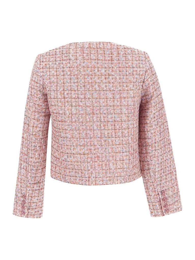 商品Self Portrait|Pink Boucle Crop Jacket,价格¥3927,第2张图片详细描述