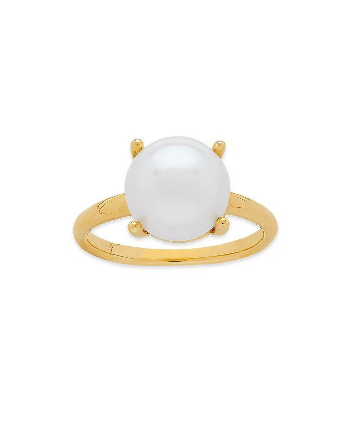 商品Bloomingdale's|Cultured Freshwater Button Pearl Ring in 14K Yellow Gold - Exclusive,价格¥4822,第1张图片