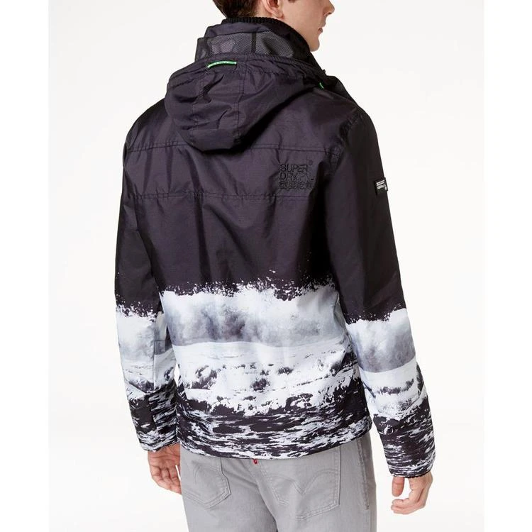 商品Superdry|Men's Printed Three Zipper Windbreaker,价格¥449,第3张图片详细描述