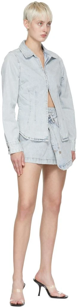 商品Ksubi|Blue Rap Miniskirt,价格¥765,第4张图片详细描述