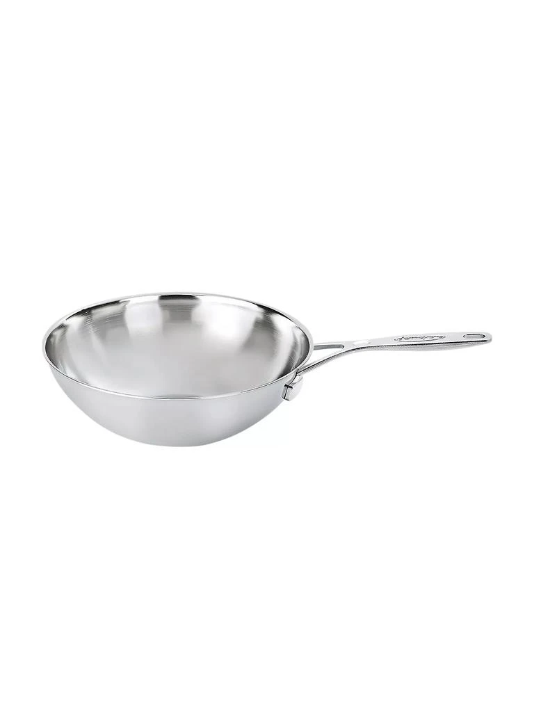 商品Demeyere|5-Quart Stainless Steel Flat Bottom Wok,价格¥1940,第1张图片