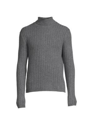Ribbed Merino Wool & Cashmere Blend Sweater商品第3张图片规格展示
