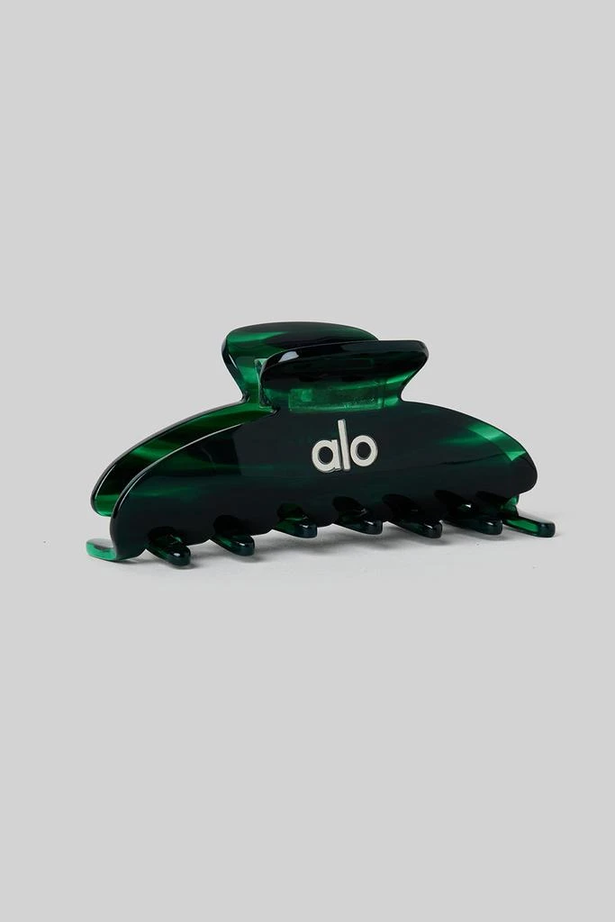 商品Alo|90's Claw Clip - Deep Green/Black,价格¥181,第1张图片