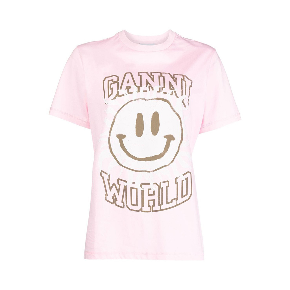 商品 GANNI 女士粉色T恤 T3294-395 图