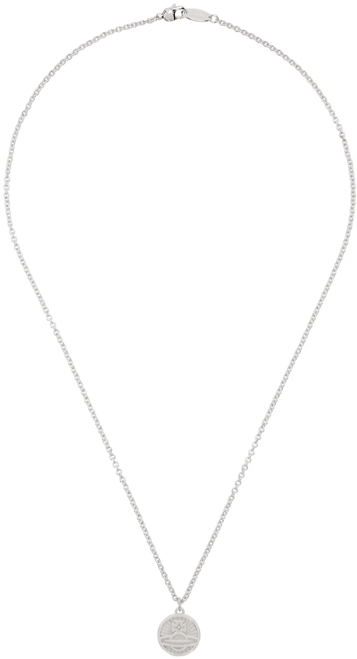 商品【商品预售7天】 Vivienne Westwood|Vivienne Westwood 男士项链 6302030102W004 白色,价格¥1966,第1张图片