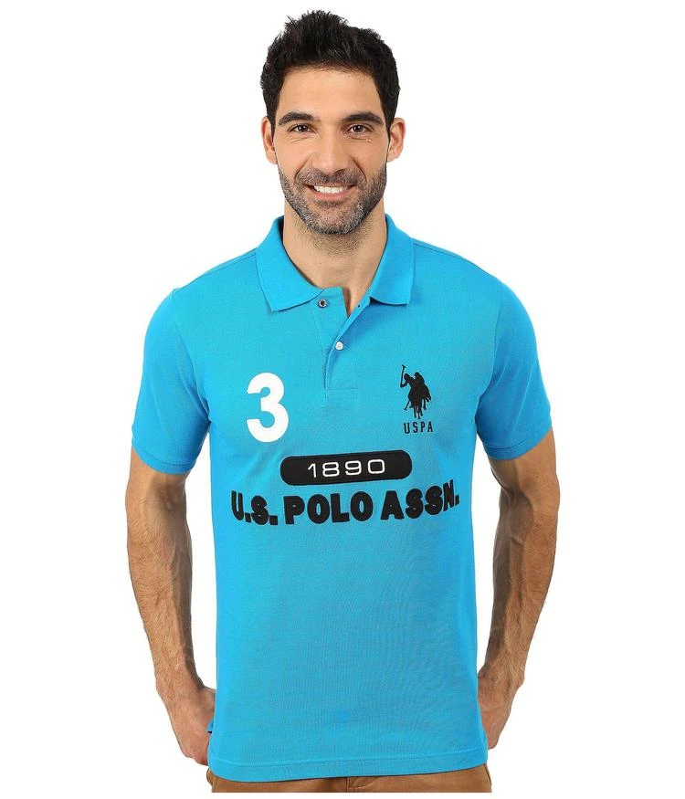 商品U.S. POLO ASSN.|美国马球协会Logo图案polo衫,价格¥236,第1张图片