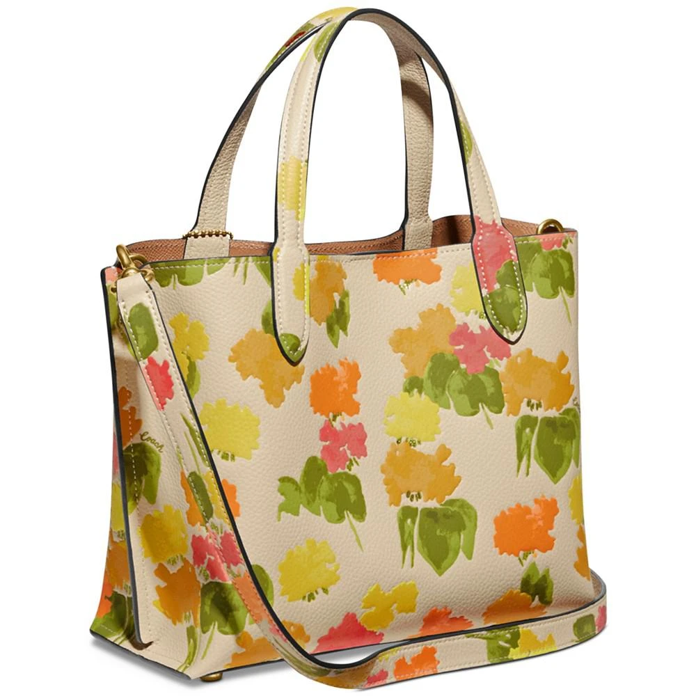 商品Coach|Floral Printed Leather Willow Tote 24,价格¥1620,第3张图片详细描述