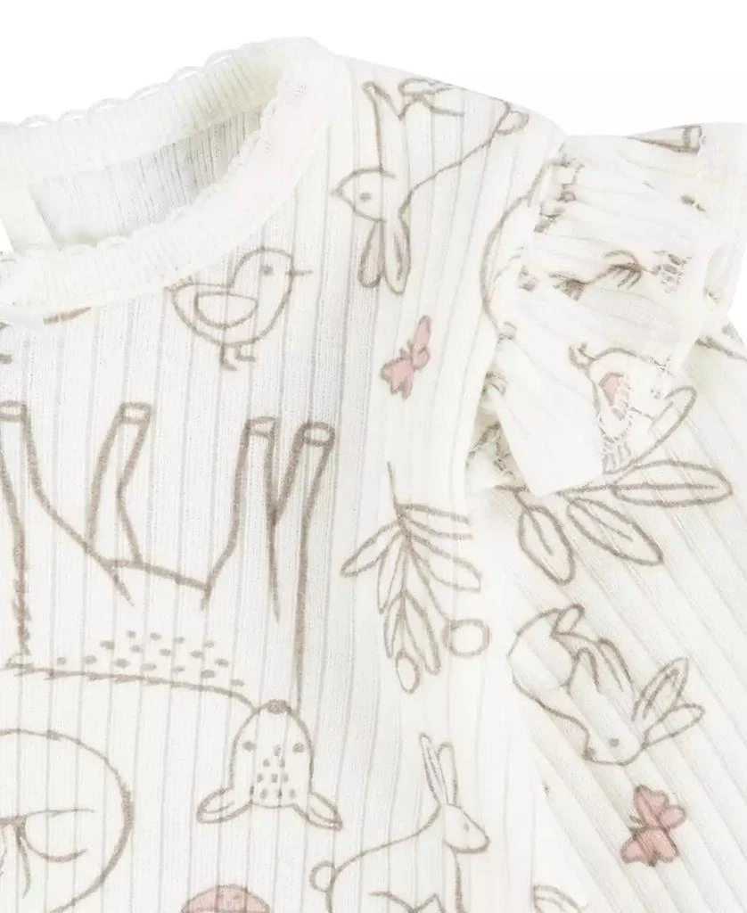 Baby Girls Sherpa Jacket, Bodysuit and Pants 3-Piece Set 商品