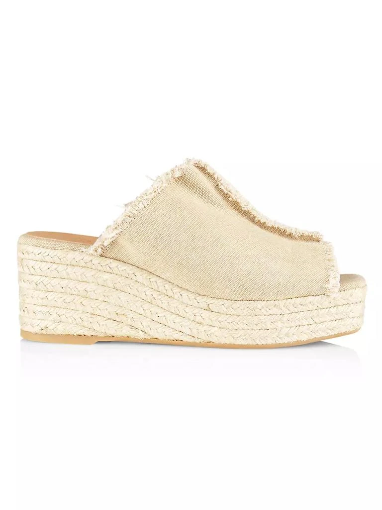 商品CASTAÑER|Queral Canvas Wedge Espadrille Sandals,价格¥1025,第1张图片