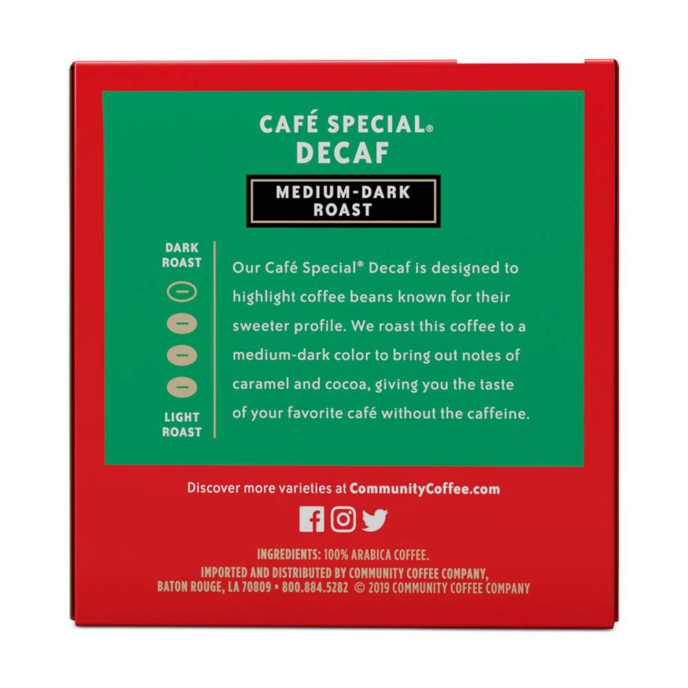 Café Special Decaf Medium-Dark Roast Single Serve Pods, Keurig K-Cup Brewer Compatible, 72 Ct 商品