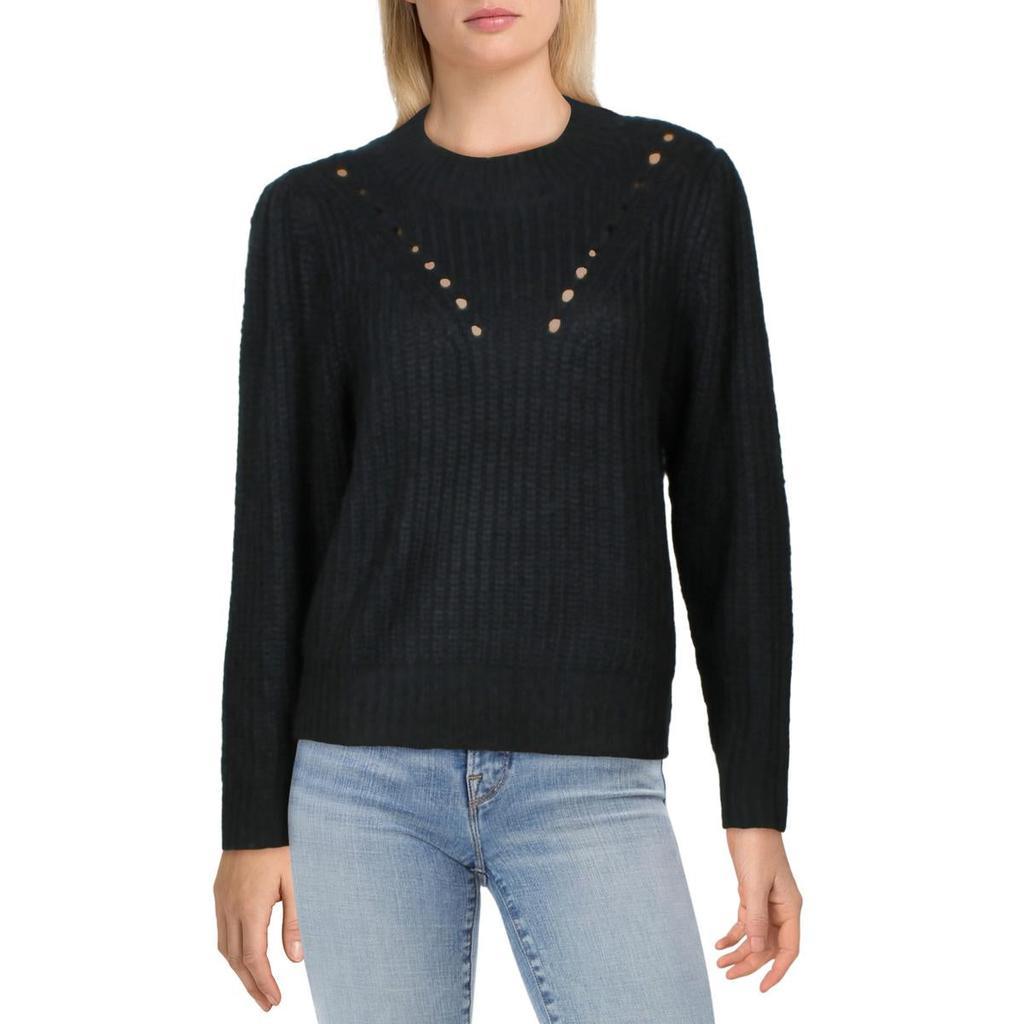 商品525 America|525 America Womens Shaker Knit Long Sleeve Mock Turtleneck Sweater,价格¥53,第1张图片