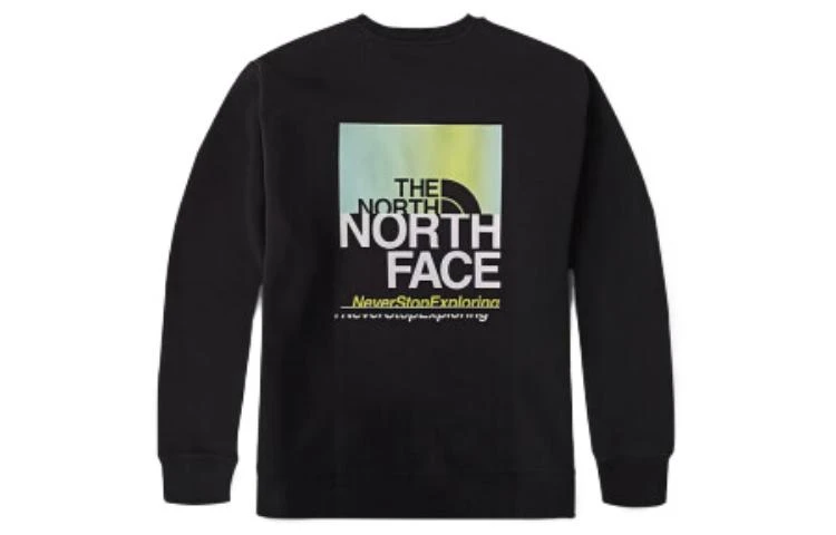 商品[国内直发] The North Face|北面 服装系列 Logo印花宽松休闲套头厚款美式复古卫衣 男女同款 黑色,价格¥437,第1张图片