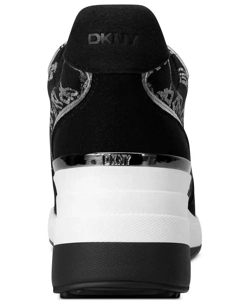 商品DKNY|Women's Kamay Lace-Up Wedge Sneakers,价格¥775,第3张图片详细描述
