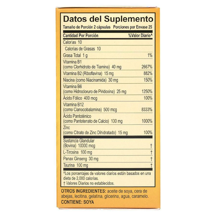 商品Super Macho|Dietary Supplement High Potency Zinc & 7 B Vitamins Softgels,价格¥93,第3张图片详细描述