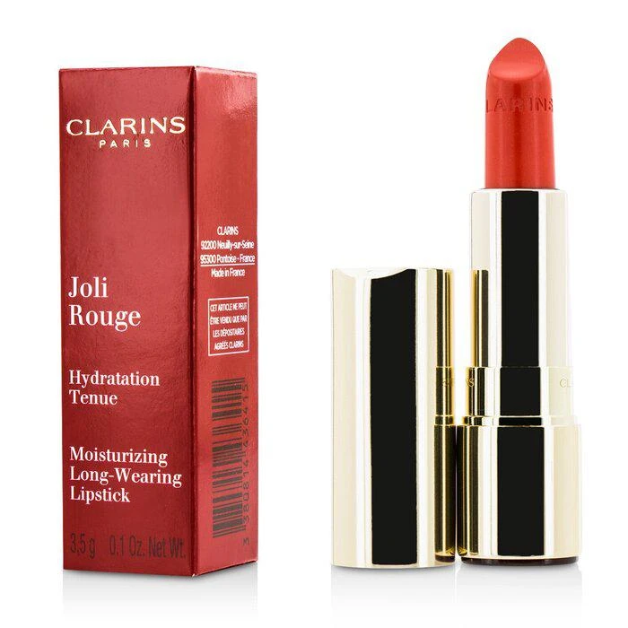 商品Clarins|娇韵诗 丰盈娇润唇膏 - # 741 Red Orange -741 Red Orange(3.5g/0.1oz),价格¥348,第2张图片详细描述